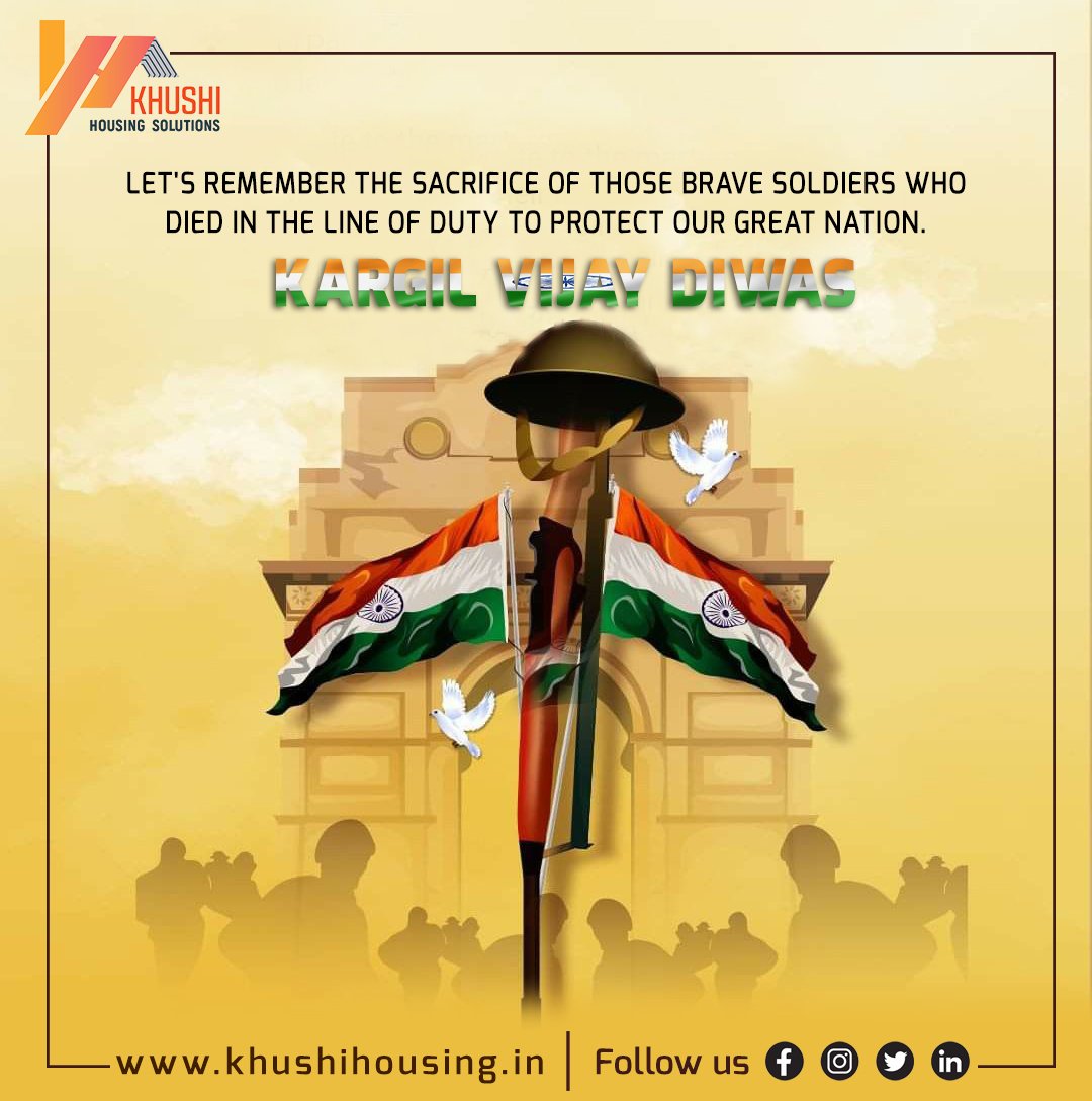 khushi_housing's tweet photo. LET'S REMEMBER THE SACRIFICE OF THOSE BRAVE SOLDIERS WHO DIED IN THE LINE OF DUTY TO PROTECT OUR GREAT NATION.
#KargilVijayDiwas #kargilwar #warriors #heroes #RealHeroes #proudmoment #indialivelong #Salute #Respect https://t.co/McItleQpp5