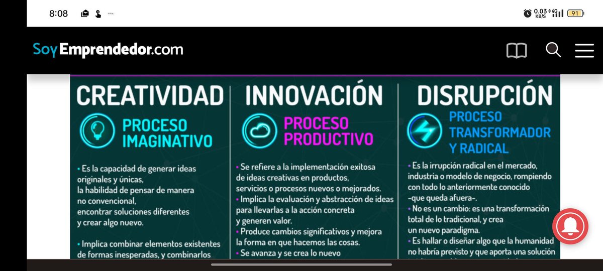 designetworking's tweet image. 3 #commoditys para que los de @EmprendedorNot vendan su humo. Mola como reducen al aire a la #creatividad, y en cambio la #innovación según ellos "#crea lo nuevo". Entonces los creativos que crean contenido a diario inedito para su revista no son creativos, si no innovadores. 🤣