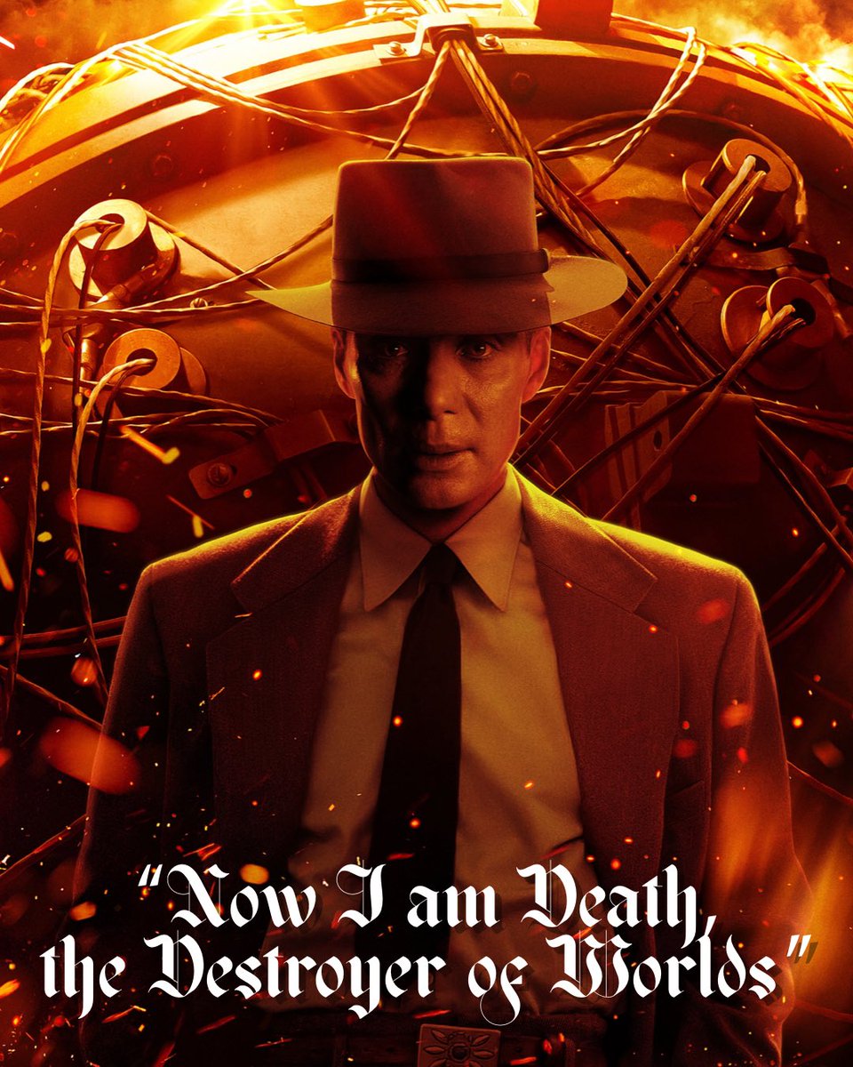 SpoilerPleaser's tweet photo. The duality of men.

#Oppenheimer #Barbie https://t.co/4mjDEoNJAF