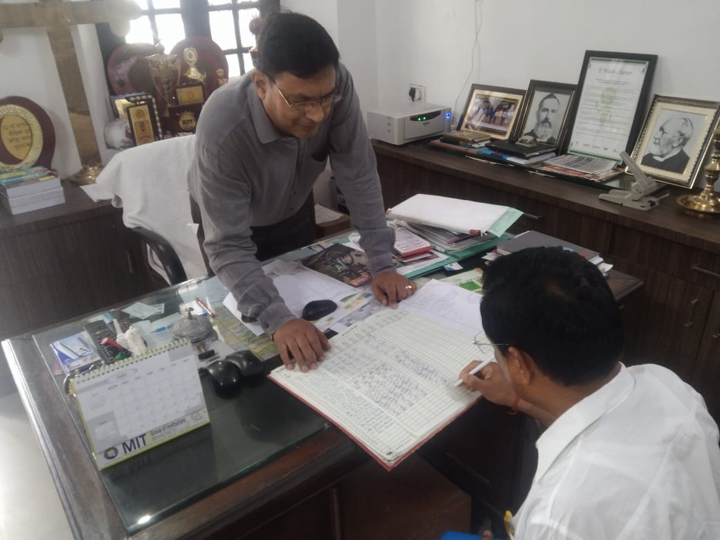 Inspections of parker inter college Moradabad