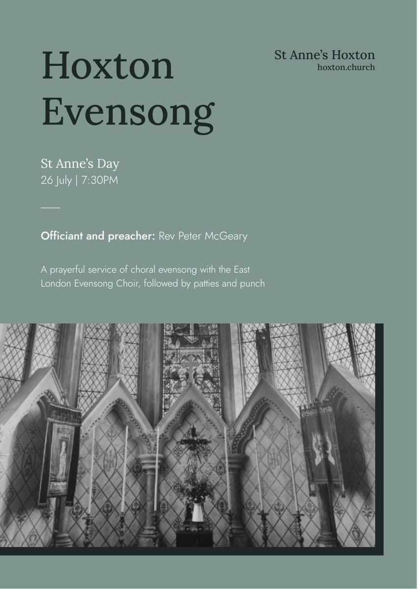 Saint Anne's Hoxton tweet media