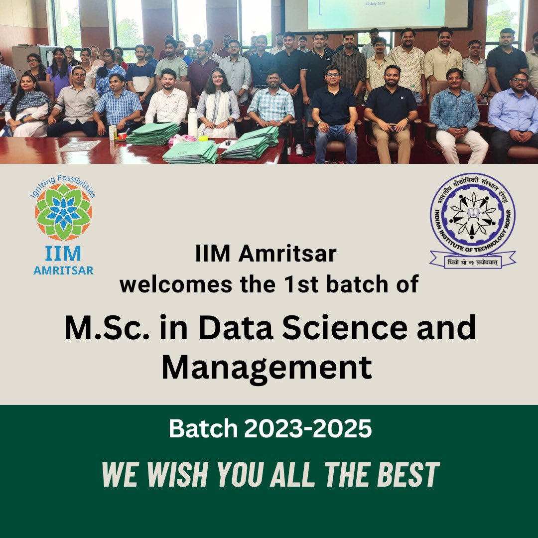 IIM Amritsar tweet media