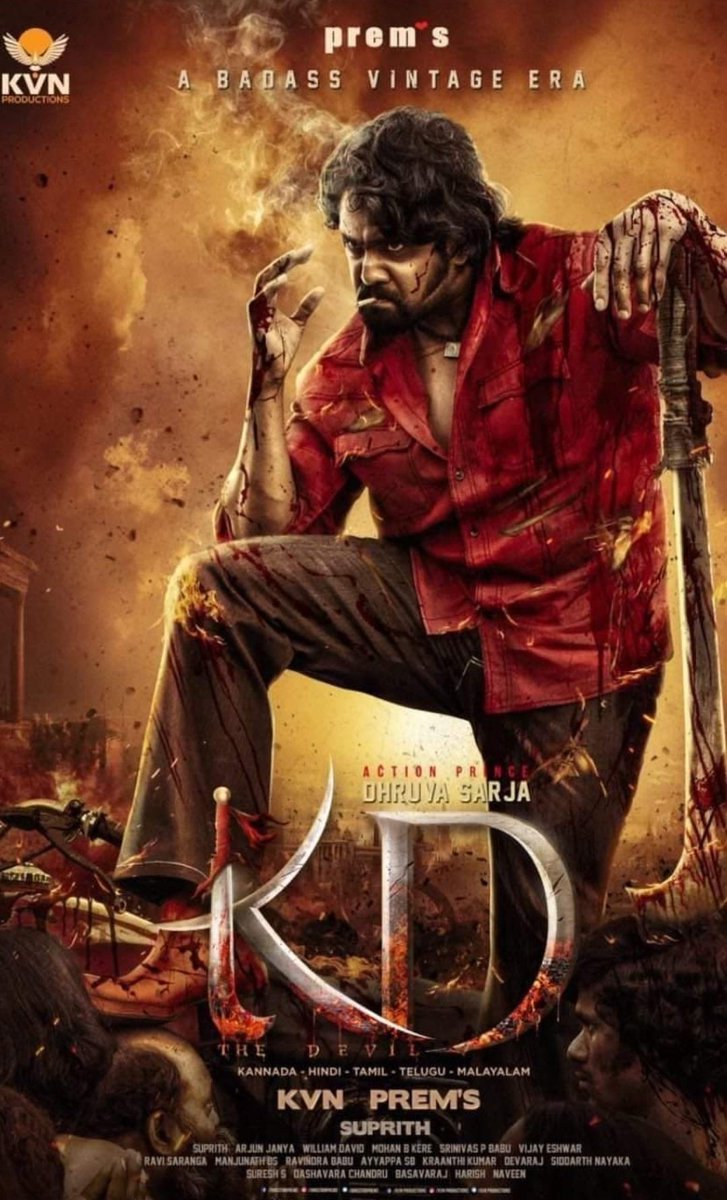 ChinnaBOSS7's tweet photo. #KD #KINGDOM #Prems #DhruvaSarja #DS06 #KVN @directorprems https://t.co/1fNt89ekH2