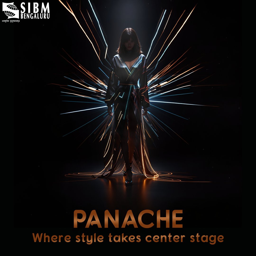 SIBMBengaluru's tweet photo. It's time to immerse yourself in our extraordinary fashion event, PANACHE, which celebrates the timeless allure of design and the eternal grace of couture.
#AmazedAtUtopia #Utopia23
#SIBMBengaluru #LifeAtSIBMB https://t.co/nSzxTF0iko