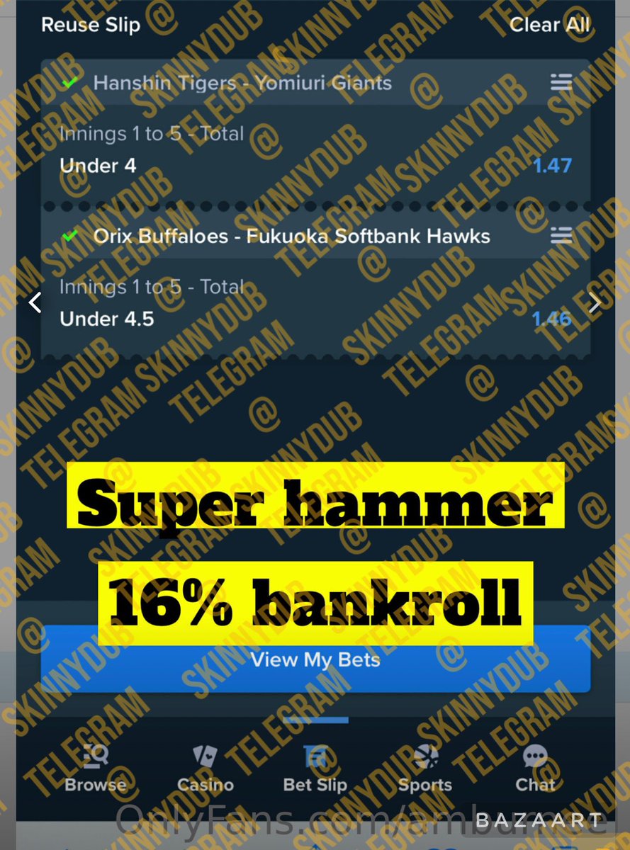 cheapSkinnyBets's tweet photo. Enjoy free Skinnybets Japan baseball 
#Skinnybets #Skinnybetsleak https://t.co/Y9fwxHCUL3