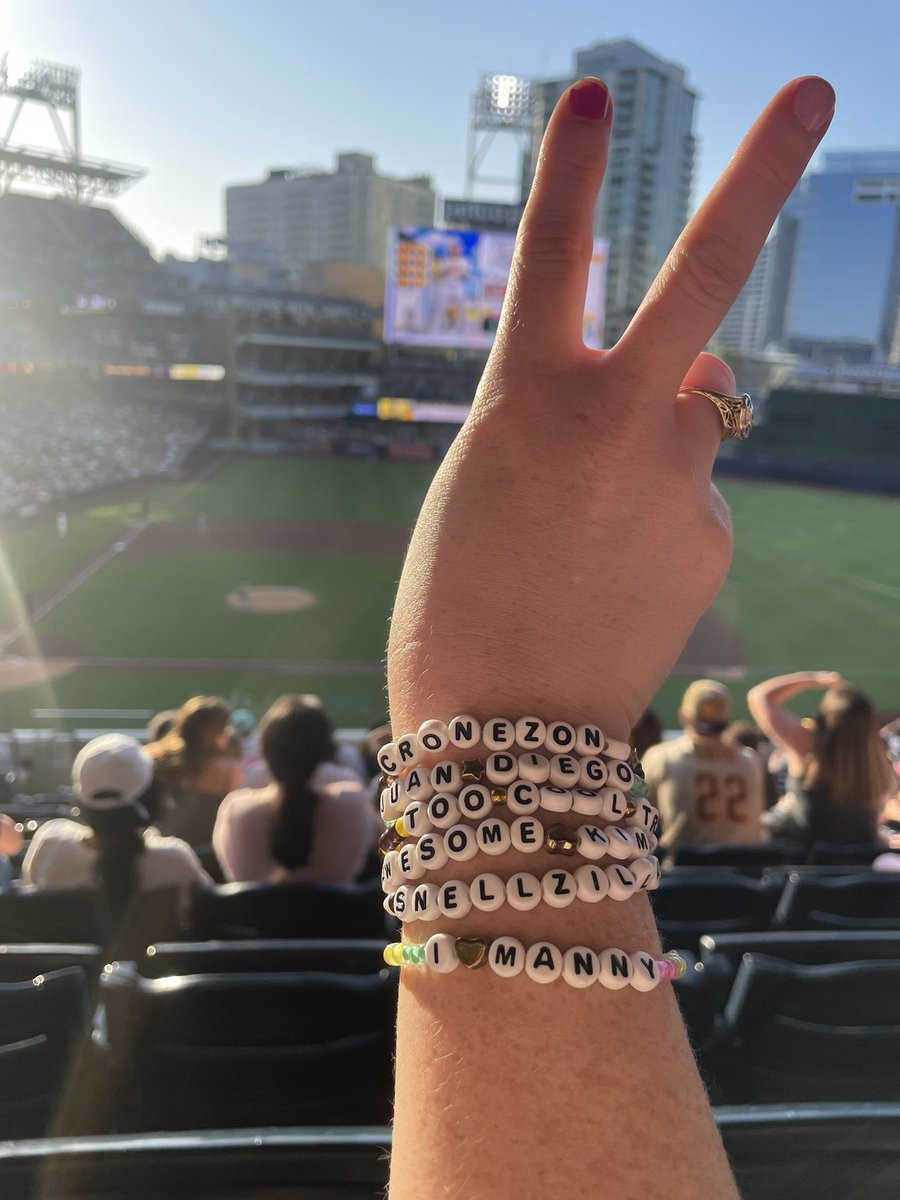 rawritsrachel's tweet photo. Can’t help but feel responsible for the @Padres record with tonight being my first game of the season and winning and everything…

I’m not superstitious, but I am a little stitious. 
#HomeSweetHome #bringthegold https://t.co/0KVCqQeOwR