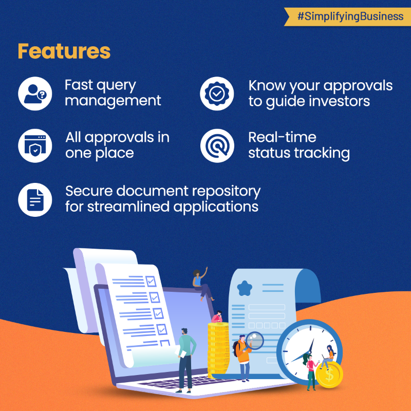 investindia's tweet photo. National Single Window System revolutionises the investor experience with its state-of-the-art features, ensuring a seamless journey from start to success. Take a look!
Explore more https://t.co/fSEoQzdg90
#SimplifyingBusiness #SingleWindowToIndia @DPIITGoI @DoC_GoI