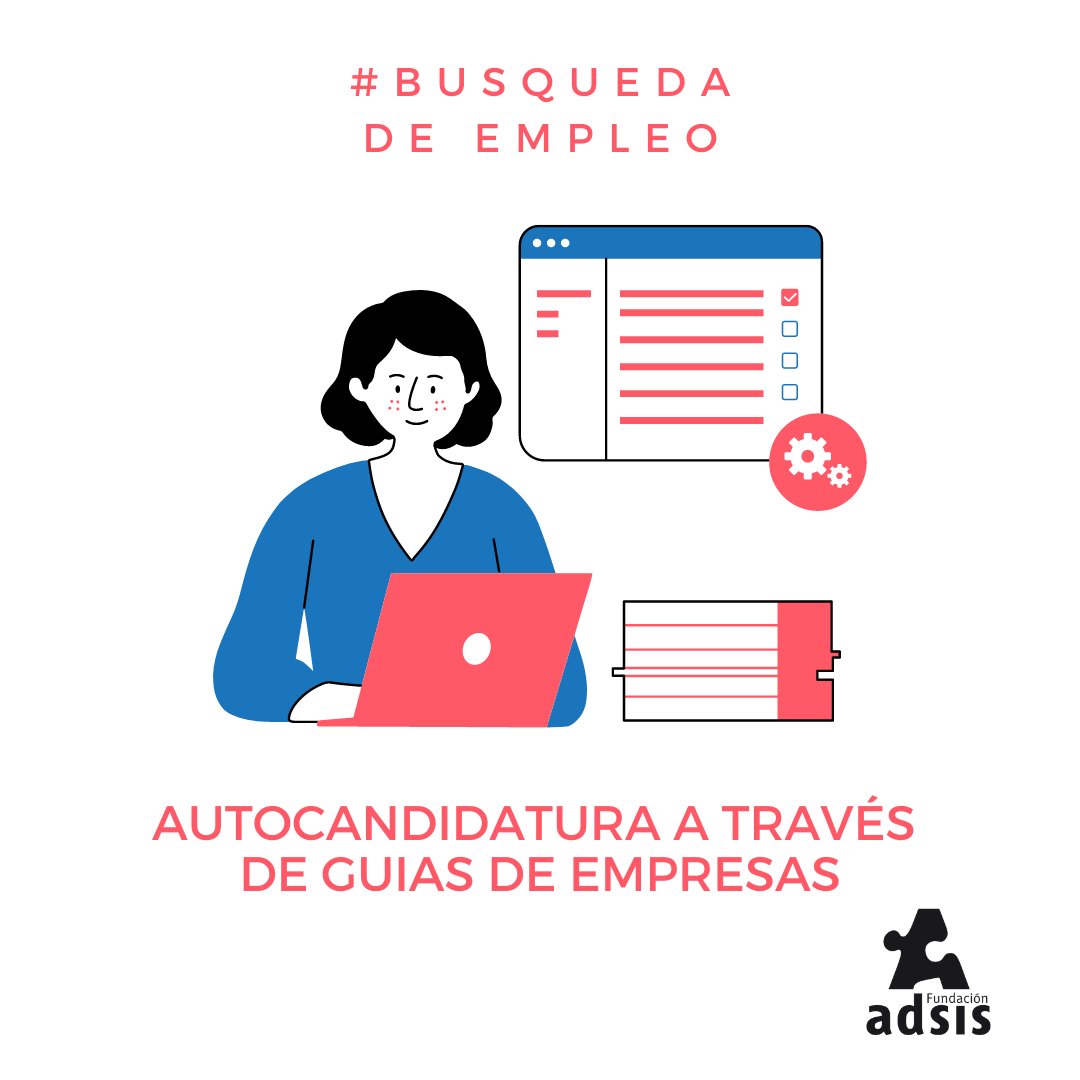 AdsisMadrid's tweet photo. #TipsDeEmpleo hacer es autocandidatura a empresas de tu interés. Es el momento de que entres a su web y envíes tu currículum. Otro recurso súper útil es utilizar alguna #guiadeempresas, donde podrás cribar por sector para poder hacerles llegar tu candidatura.
#busquedadeempleo https://t.co/eqpYuEcOWs
