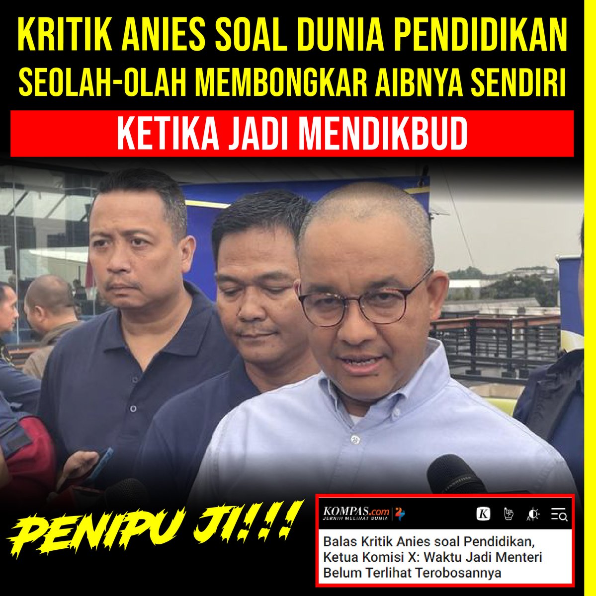fannyalisaa's tweet photo. Kritik Anies Soal Dunia Pendidikan Seolah-Olah Membongkar Aibnya Sendiri Ketika Jadi Mendukbud
Taliban
Susi
Alshad
Xwitter
Nanakoot https://t.co/MrC6U4WS7Z