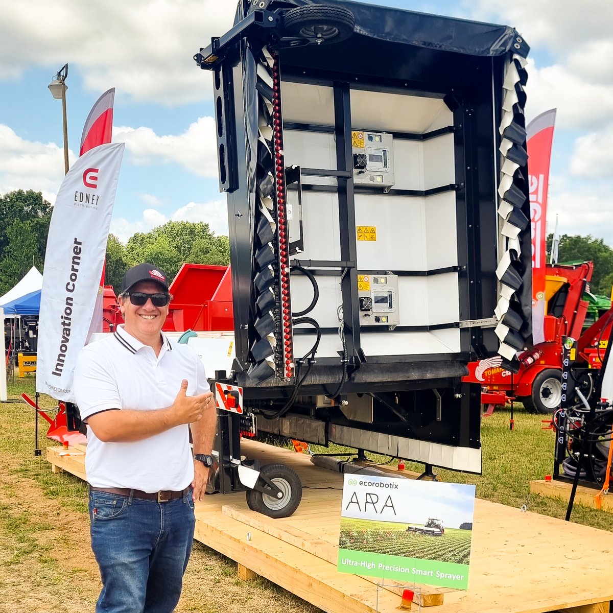 ecorobotix's tweet photo. πΈ EVENT REVIEW
π Following our first sales in Canada, ARA is making its way down south with its first stop at Wisconsin Farm Technology Days in cooperation with Edney. We look forward to our next events in the USA! πΊπΈ
#AgTech #Innovation #FarmTechDays https://t.co/9XLeynyUkk