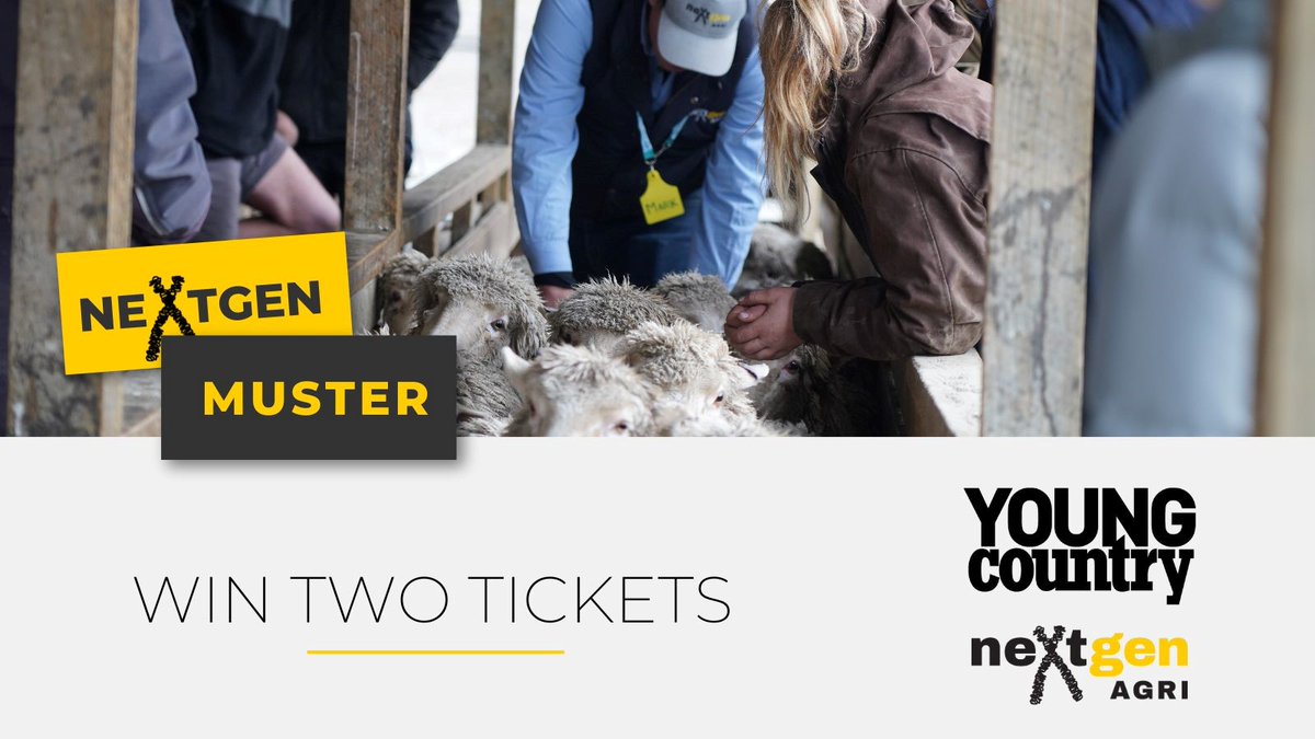 We've got two tickets to neXtgen muster 2023 to give away! Head over to our facebook page to get in the draw:
facebook.com/YoungCountryNZ

With <a href="/neXtgenAgri/">neXtgen Agri Ltd</a>