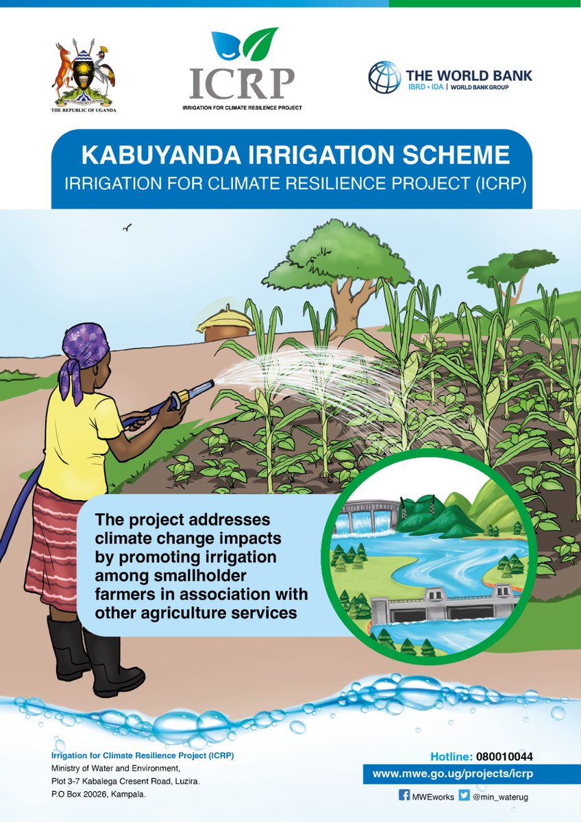 nickson_256's tweet photo. Kabuyanda Irrigation Scheme will serve 32,100 farmers of which 30 percent are expected to be women. Farmers, spread across 35 villages, will benefit from access to water for irrigation as well as extension and other agricultural services.
#Farming
#RestorationUpdate https://t.co/BSnQEQwocV