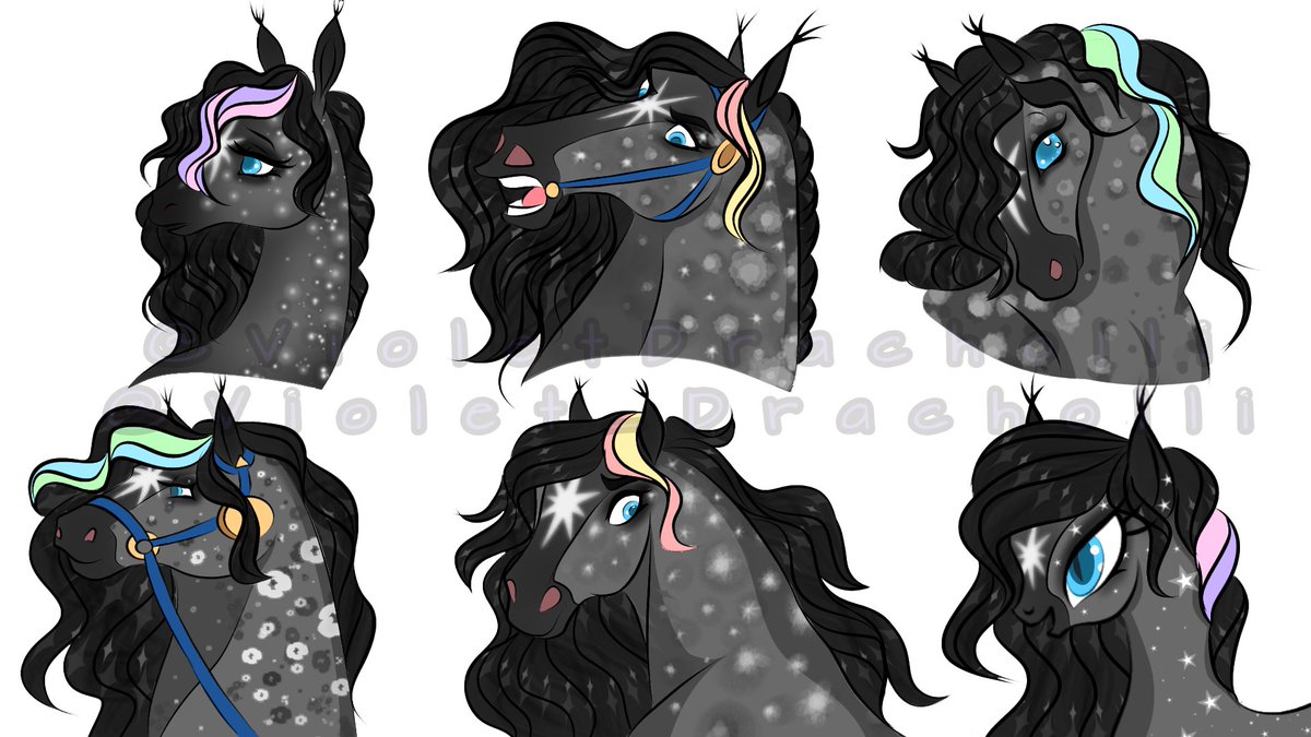 VioletDracholli's tweet photo. All Kelpies in diffrent styles also as my fav movies/cartoons Horses 🐴💖💞💕

#myoc #Kelpie #Lastunicorn #Mulan #DisneyFantasia #Horseland #Spitit #SpiritStallionoftheCimarron #StallionoftheCimarron #MLP https://t.co/a6b7ynpEFP