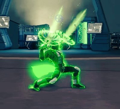 SDaviku's tweet photo. I was experimenting with styles earlier tonight and I accidentally made this thing of beauty for Lantern Shield. 

Yay or nay? 

#DCUO #GreenLantern #OC https://t.co/x63a4dnuHP