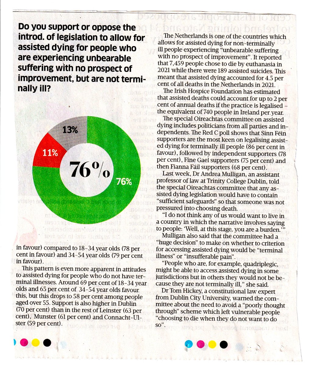 Ireland is ready and with so much international expertise being made available to us, a kinder death for those who choose assisted dying is possible.