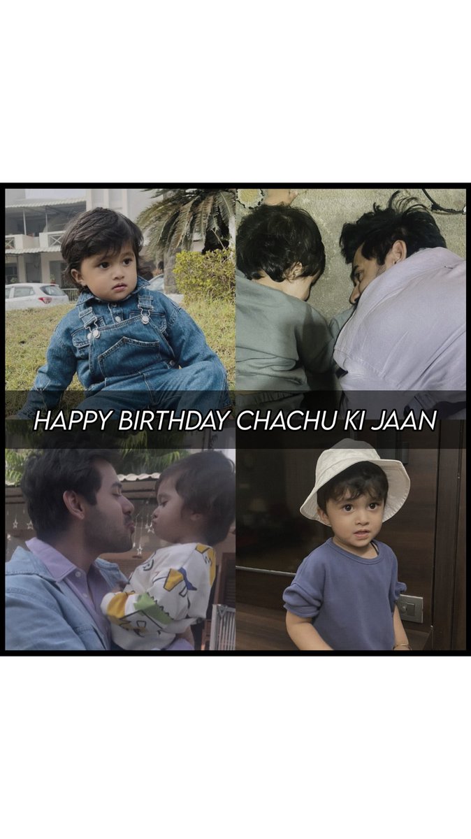 scherrypieee's tweet photo. Happy Birthday Chachu Ki JAAN 💖🧿
#RandeepRai #KrishDeep https://t.co/39JA7CsJYd