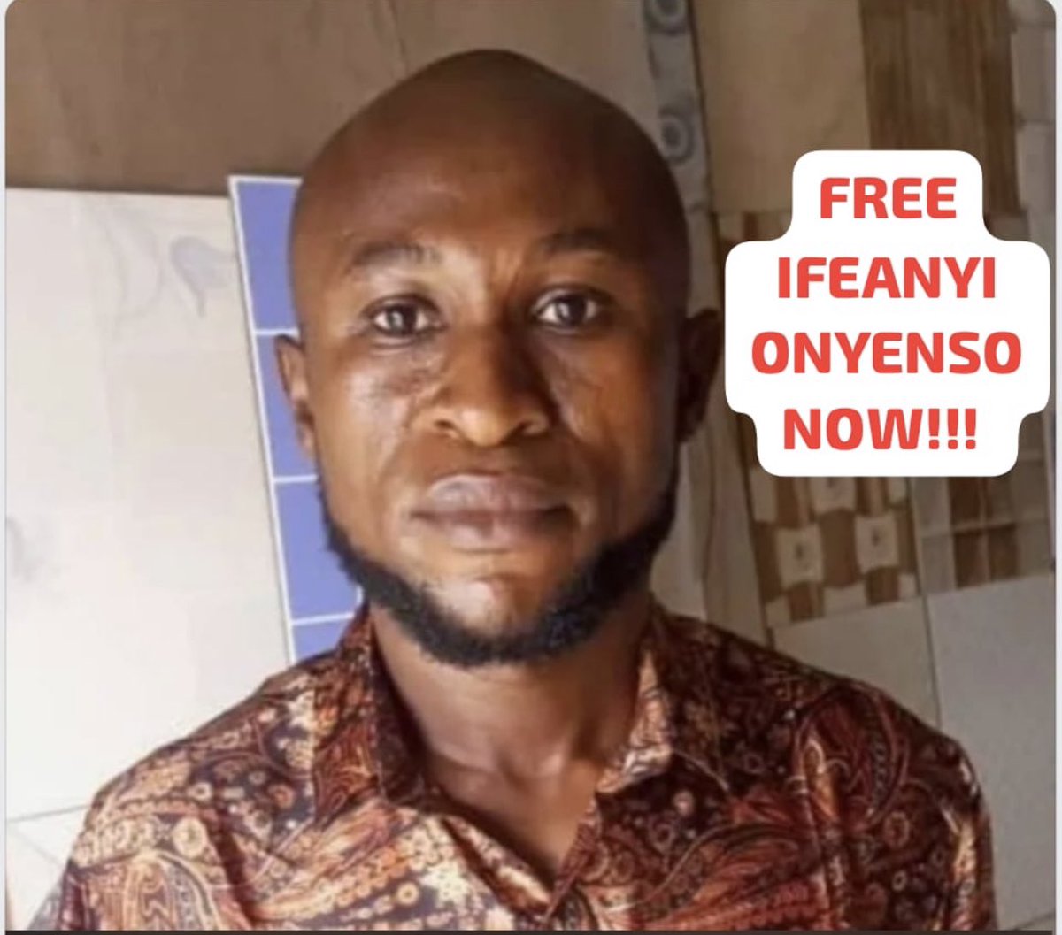 AloyEjimakor's tweet photo. As a people, let it be our solemn pledge that we leave no one behind.

Please join in the campaign to #FreeONYENSO, a gallant prisoner of conscience detained since April 2022. https://t.co/XXO6AZwmgb