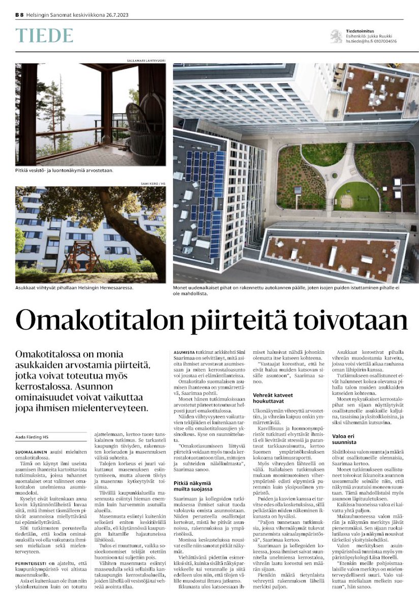 psanaksenaho's tweet photo. Asunnon laatutekijöitä ovat pitkät ja vihreät näkymät, luonnonvalo, kalustettavuus usealla tavalla, tilavat eteiset ja säilytystilat, rauhallinen makuutila, valoisa ruokailutila, muunneltavuus eri elämäntilanteisiin. Ei vain neliöt. @sinisaarimaa @hsfi https://t.co/lmstgSwgwi