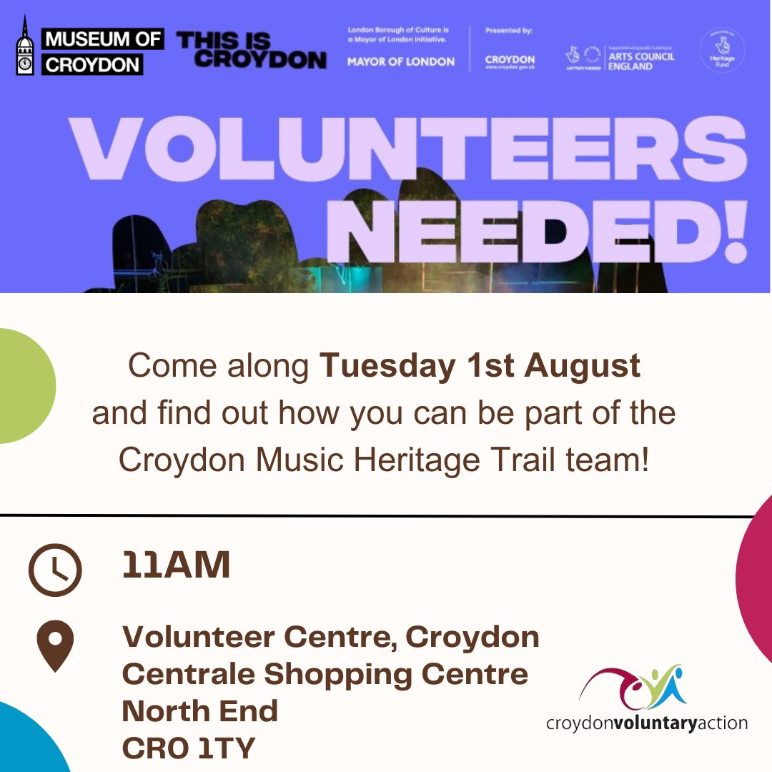 @MuseumOfCroydon @CroydonVA #volunteer #strongertogether #croydon #community #localhistory