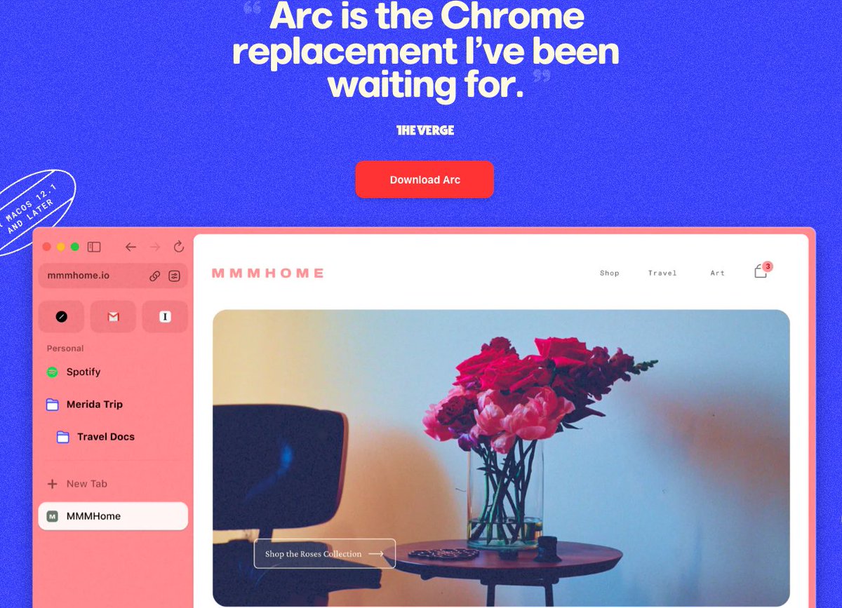 fullpatstack's tweet image. That invite-only Arc browser is finally public, and it&apos;s reimagining tabs as &apos;Spaces&apos;.

Might take a bit to get used to, but could be a game-changer. 

Mac users, you&apos;re up first! 🖥️ #ArcBrowser #TechNews #TechGeeks #AI