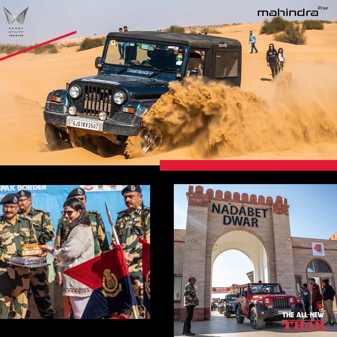 Mahindra_Thar's tweet photo. A brave convoy on a legendary route.
Read how the Thar Club of Gujarat embarked on a special trip at the Indian border.
Buy now : https://t.co/CBR5v1U9lz
#MahindraThar #Engage4x4 #Magazine #Read https://t.co/0v9A7LHkEH