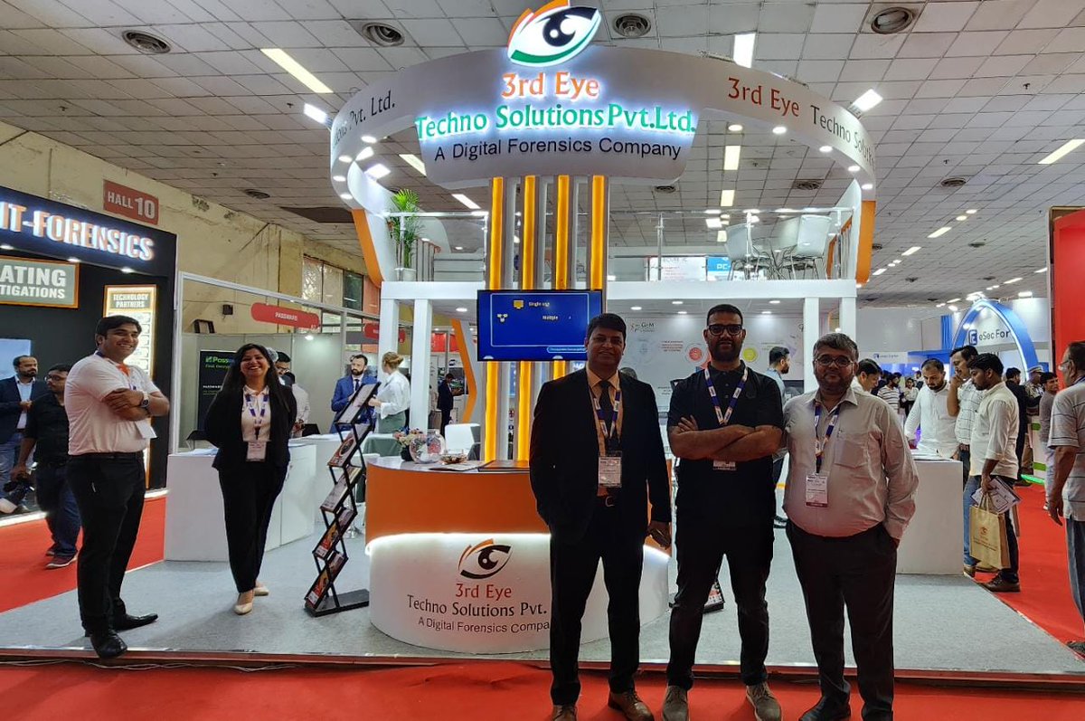 3ets_Forensics's tweet photo. Kickstarted #InternationalPoliceExpo, some glimpses of the event. Meet us at Booth No. A-23, A-24, Hall No. 10, Pragati Maidan, and discover valuable insights into the #DigitalForensics Industry.

@oxygenforensic @MagnetForensics @ACE_Laboratory  @SecureIC 
#PoliceExpo2023 #3ETS https://t.co/Mh0Hvz5rYV