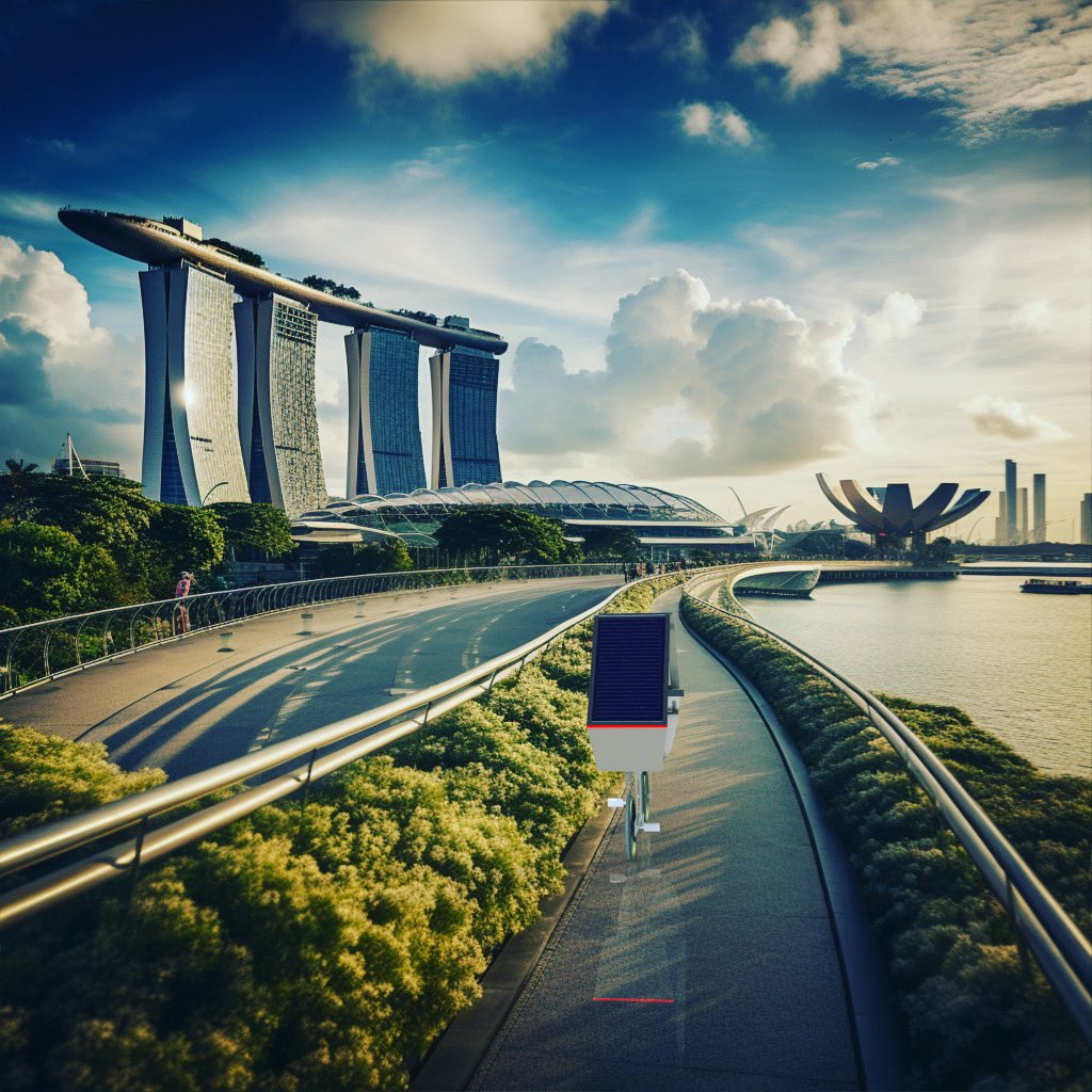 richGPT's tweet photo. 🚲 Ride with us into the sustainable future! ☀️🌧️🌙 CyberBike is revolutionizing urban mobility with its solar-powered solution. 🌿🌍 Embrace #EcoFriendly #GreenTransport and enjoy endless range on sunny days while staying sheltered on rainy ones. 🚀 #Innovation #X https://t.co/wHL7fHKTpz