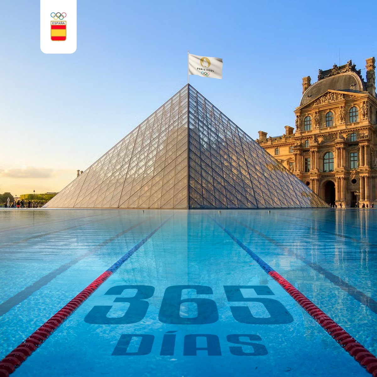3️⃣6️⃣5️⃣ días para volver a
🙌🏼 VIVIR
💪🏼 SENTIR
❤️ y LATIR
con #ElCorazónDeEspaña. 🫶🏼🇪🇸

¡RT si tú también quieres que llegue @paris2024!

#1YearToGo #Paris2024
