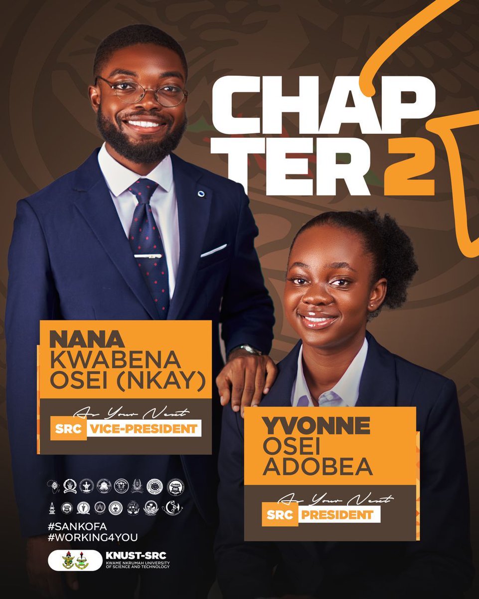 AgyekumBarima's tweet image. Horses are prepared for battle, but victory cometh from the lord.
The KNUST SRC elections comes off today, let's make history, let's vote for Yvonne Osei Adobea, let's vote for an SRC that works for every student. She's #2 on the ballot screen.
#Yvonne4SRCpresident
#WorkingForYou