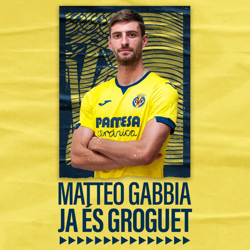 VillarrealCF's tweet photo. 𝐁𝐄𝐍𝐕𝐄𝐍𝐔𝐓𝐎, 𝐌𝐀𝐓𝐓𝐄𝐎 💛!