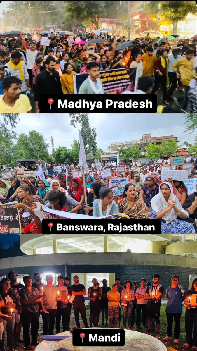 KSODelhi's tweet photo. We cannot express enough gratitude for the overwhelming support we have received across the country. Your efforts have been truly heartwarming, and has brought hope and strength to our community, and it also reminds us that we are not alone in our journey for justice. 

Thank you for embracing us with open arms and for showing empathy and compassion. 

📍Bihar 
📍Arunachal Pradesh 
📍Madhya Pradesh 
📍Shillong 
📍Tamenglong 
📍Kolkata 
📍Maharashtra 
📍Hyderabad 
📍Andhra Pradesh 
📍Orissa
📍Gurugram 
📍Mandi 
📍Coimbatore