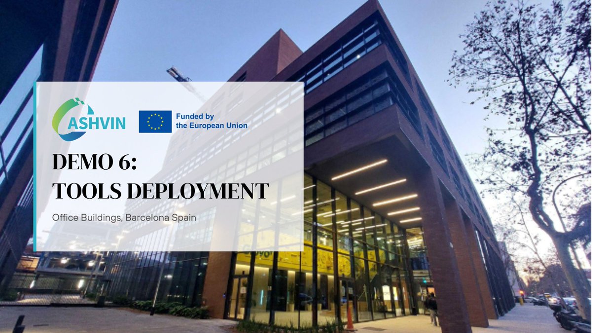AshvinH2020's tweet image. #ASHVINDemonstrator 6⃣
Where are we testing 🏗️?

Thanks to #BIS, we are at MILE, an office building project of 38.093m2 divided into 3 complexes. We have access to MILE Ávila, which has a total area of 16.524m2.

Which are the #ASHVINTools⚙️deployed?
Stay tuned to find it out!