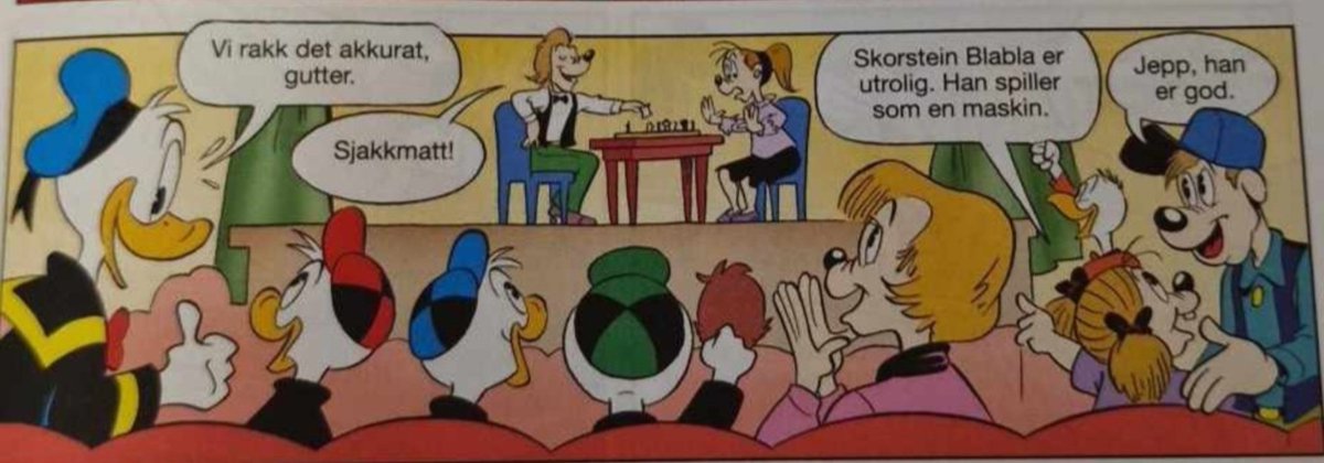 Jeg mener å huske at <a href="/HansOlavLahlum/">Hans Olav Lahlum</a> går under navnet Blablahlum, så det kan virke som Donald synes det er mye preik fra oss. Og det har de vel ærlig talt rett i 😂😂