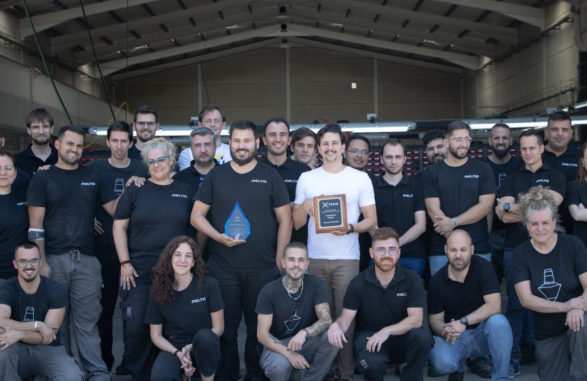 sicnova3d's tweet photo. 🇺🇸 La impresión 3D en metal de @ Meltio3D ha obtenido el 5º puesto en el Programa XTech de Fabricación avanzada del Ejército de los EEUU.
◼️  Es la primera empresa española en llegar tan lejos en este concurso.
#sicnova #impresion3D #3D #Meltio #EEUU #Ejército #Industria #España https://t.co/zD8Tl0lsxS