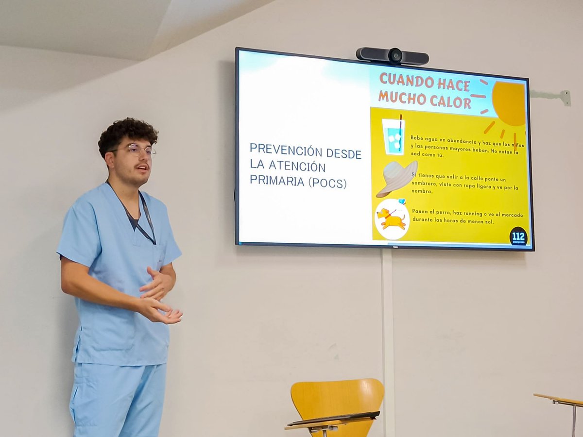 UDMAFiCMT's tweet photo. #CAPTalks
🗓 Jul 2023 | 📚 Prevencion de efectos del calor
#Docencia #AtencionPrimaria
#EIR #Enfermeria
#PrevencionCalor #Calor #Verano #Salud https://t.co/z6oJPzR403