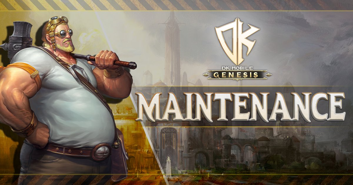 Dear Dragon Knights, We are glad to announce that the maintenance in DK Mobile: Genesis has been successfully completed. You can now log in to the game without any hindrances. You may check the Update changes here: 🔗 bit.ly/3q7kflm Thank you