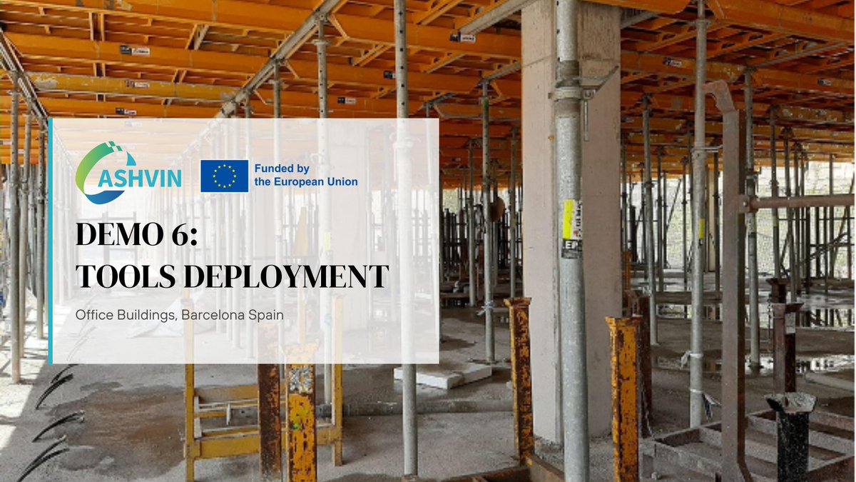 AshvinH2020's tweet image. #ASHVINDemonstrator 6⃣
Get to know the #ASHVINTools implemented!

⚙️#4DVC
⚙️#4DVD
⚙️#MatchFem
⚙️#CMT
⚙️#DES
They support the office building #construction process!
Explore each one of them➡ bit.ly/3wLuKdL

⏭️Learn about the challenges we faced🔜

ashvin.eu/2023/07/25/ash…
