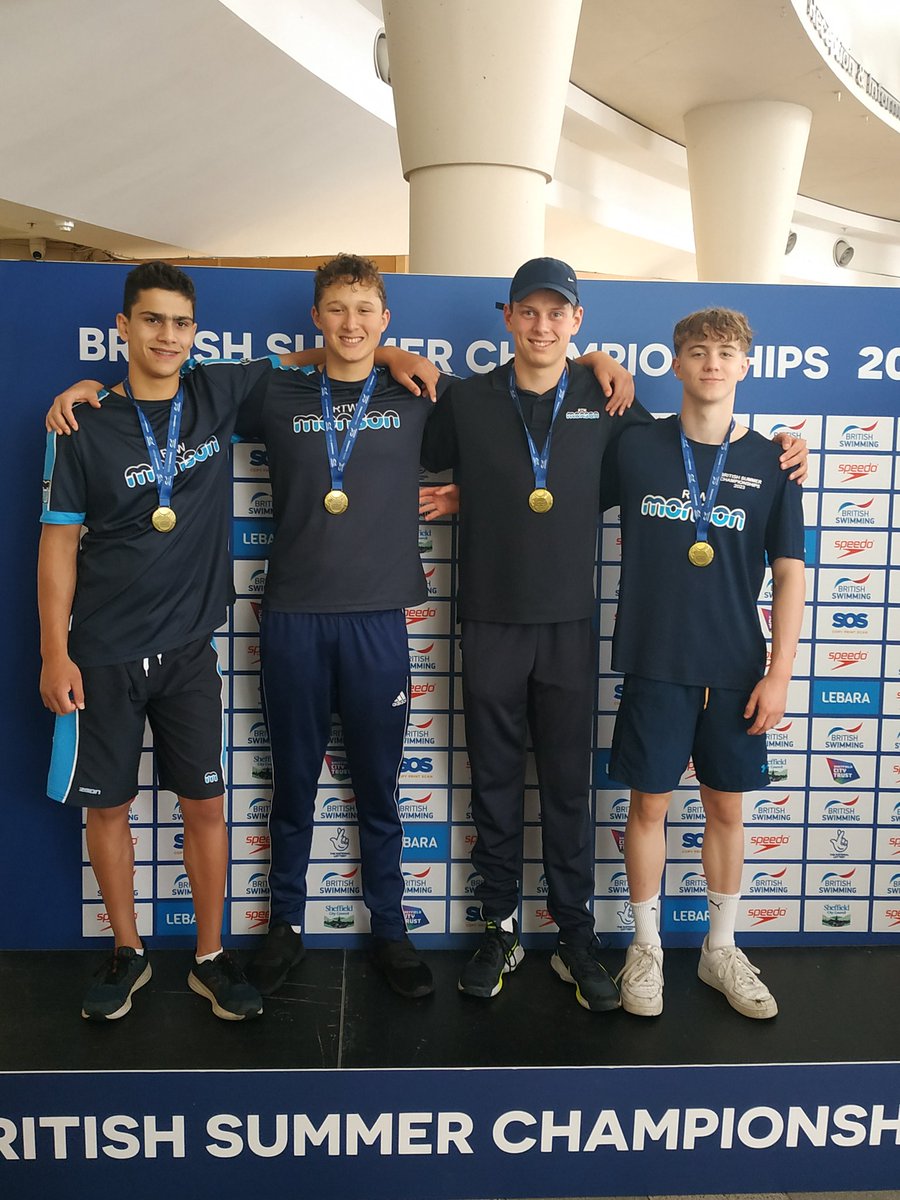 So proud of our <a href="/RTWMonsonSC/">RTW Monson SC</a> 14-16 boys who smashed another south east record in the 4x200m relay at the British Summer championships #britishswimming