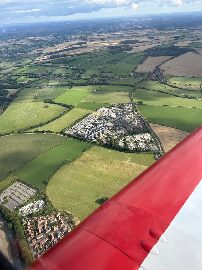 Healthcare has come a long way in recent yrs to improve patient safety, team work &amp; change culture

Flying over Salisbury Hospital last night, we talked about our HF work &amp; safety in general <a href="/HardieSurgery/">John Hardie</a> 

Been an incredible journey to date, but still so much more to do