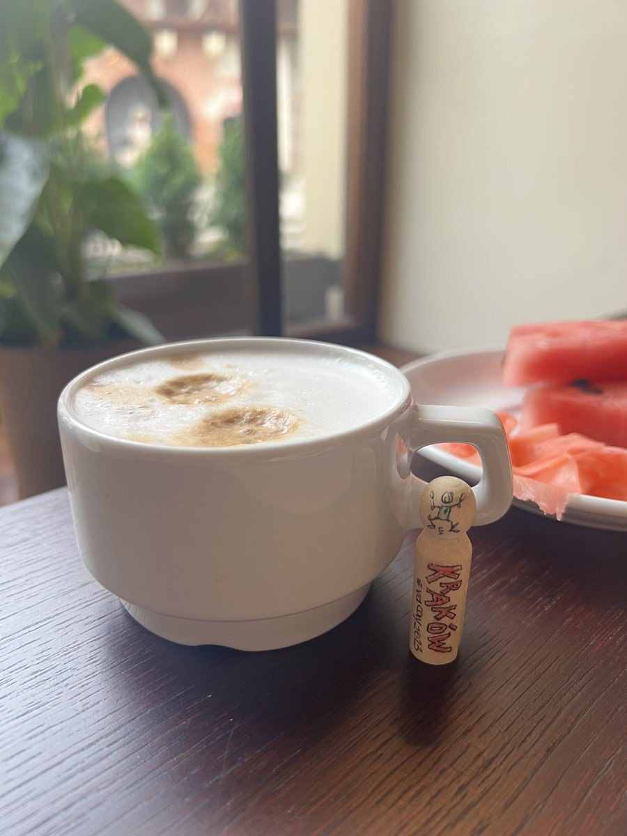 claire_ohl's tweet photo. @xLontrax @1CoffeeoftheDay @Rob_Dimeo @jihan65 @tewoz @JamesSaretta @maccymacx @kforkish @wanfaws @wendi322 @lorrainekasyan @bencrothers Morning, all ❤️ #firstcoffeeoftheday in Kraków 😊 Have a great day/eve!
#vacay2023 #day8 #city4 https://t.co/IdGhT67RYb