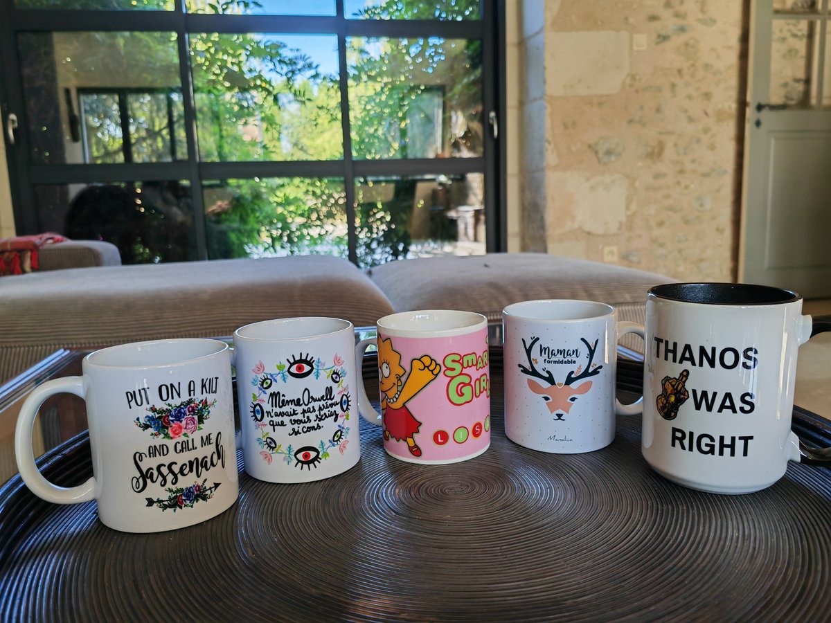cyberds001's tweet image. Je perds d&apos;office au #mugchallenge mais j&apos;aime bien ces quelques mugs qui me sont réservés ☺️
