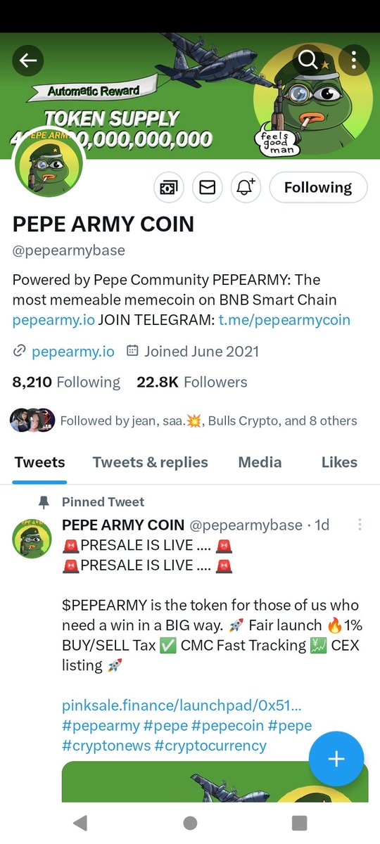 NoonaTeumae's tweet photo. @TheRavenCrypto @pepearmybase This is my proof https://t.co/M0SpRwM1fl