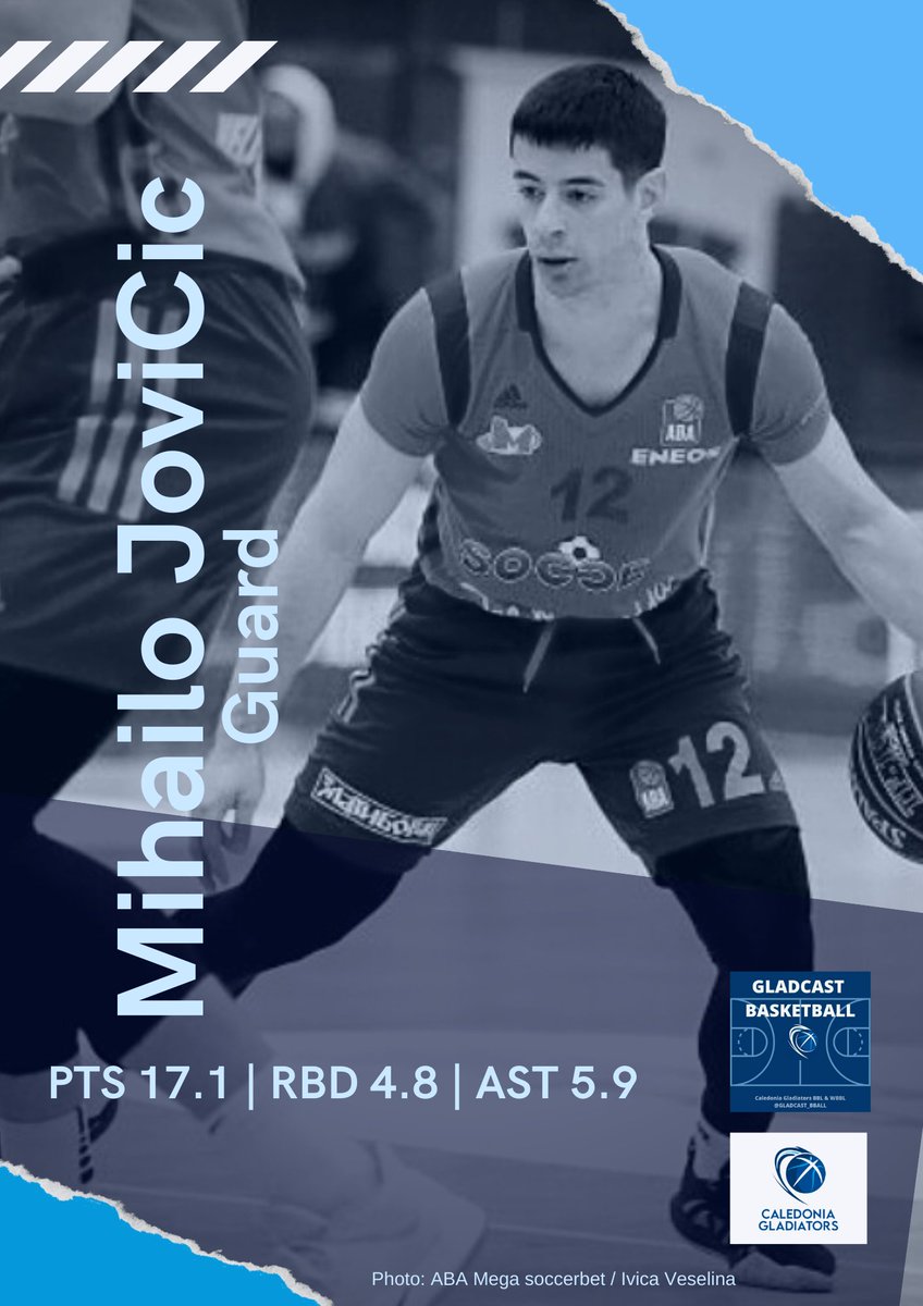 New Podcast 🚨 

Yesterday <a href="/Cal_Gladiators/">Caledonia Gladiators</a> announced the signing of Serbian guard Mihailo Jovicic. Hear what Mihaili has to say on joining the Gladiators plus more on our short chat before he heads to Scotland. ⬇️

spotify.link/NPas3KD5JBb
🏀🔵⚪️