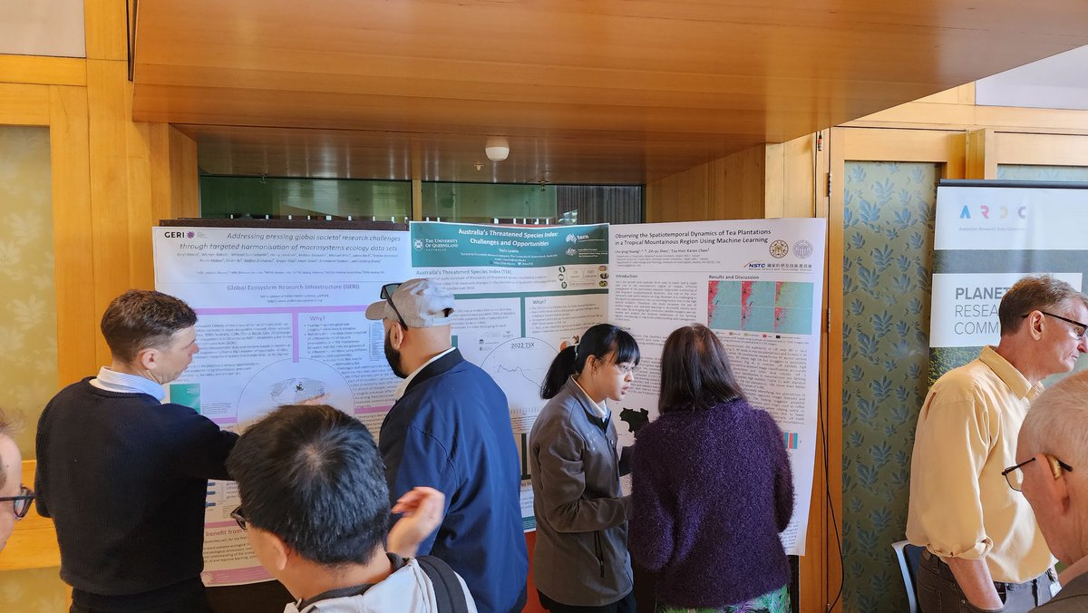 TERN_Aus's tweet photo. 👏 It was an amazing turnout for Day 1 of the TERN #ScienceSymposium! We had many fantastic presentations and stalls for attendees to interact with and learn from. We can't wait to hear more #research developments &amp; #data innovations tomorrow. Bring on Day 2! https://t.co/s5XkUyTx0K