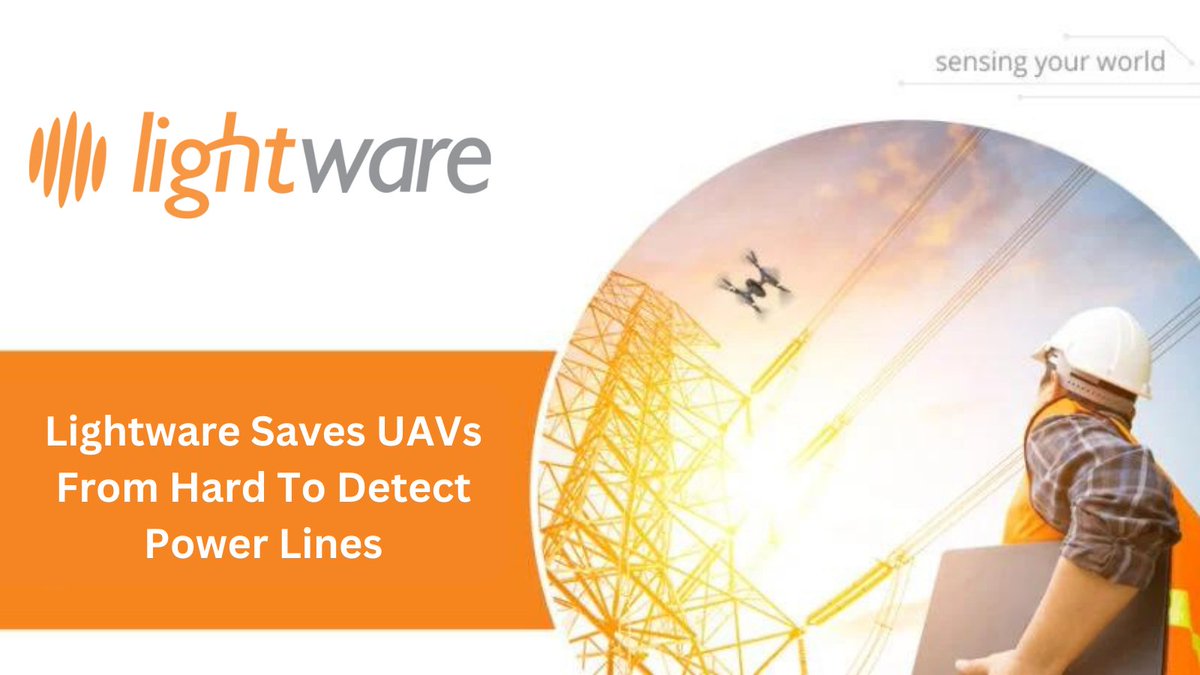 JAYCOR9's tweet image. Lightware saves UAVs from hard to detect power lines, with their incredible microLiDAR’s! Read more about this in our latest blog post - jaycor.co.za/lightware-save…

JAYCOR offers a range of microLiDAR’s that will suit your needs.

#JAYCOR #Lightware #MicroLiDAR #Blog