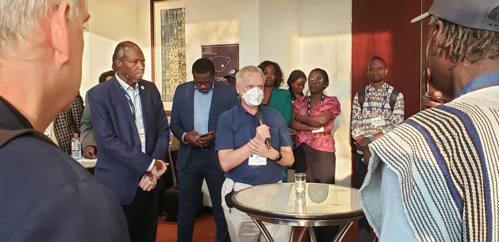 AfricanAtLarge's tweet photo. In loving memory of Pierre Quedraogo one of the few Internet veterans in #Africa an elder statesman, Father and mentor to many in the region. He is no longer with us in flesh but his hard work, love and memories lives on forever in our hearts.
#AFRALOGA #AfraloGA23 #AEF23 https://t.co/c6nK1spKeA