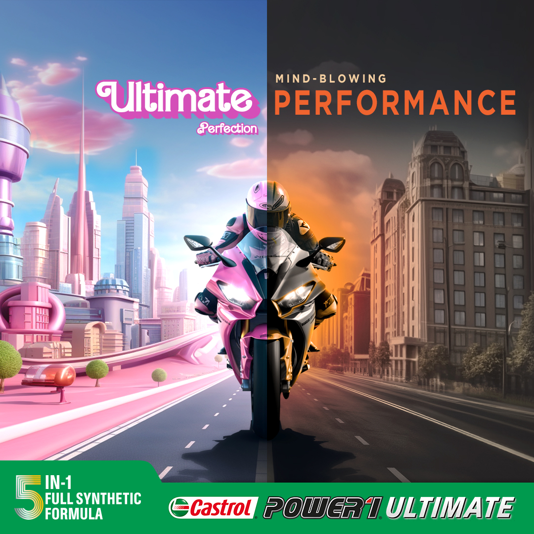 castrolbiking's tweet photo. Two distinct worlds, same ULTIMATE Performance
#Barbenheimer #Trending #CastrolPOWER1 #CastrolPOWER1ULTIMATE #PerformanceThatSurprises #ULTIMATEPerformance #5in1FullSyntheticFormula https://t.co/kC3lSqWXu1