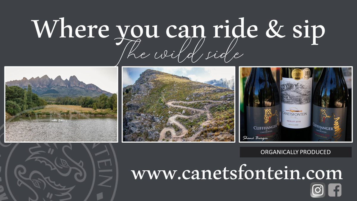 The Cliffhanger wine (a juicy red blend) by Canetsfontein embraces all the elements of the mountain bike trail it's named after. Wild, adventurous, daunting & exciting! We invite you to experience them both! canetsfontein.com
#Canetsfontein #OrganicWines #elementsofnature