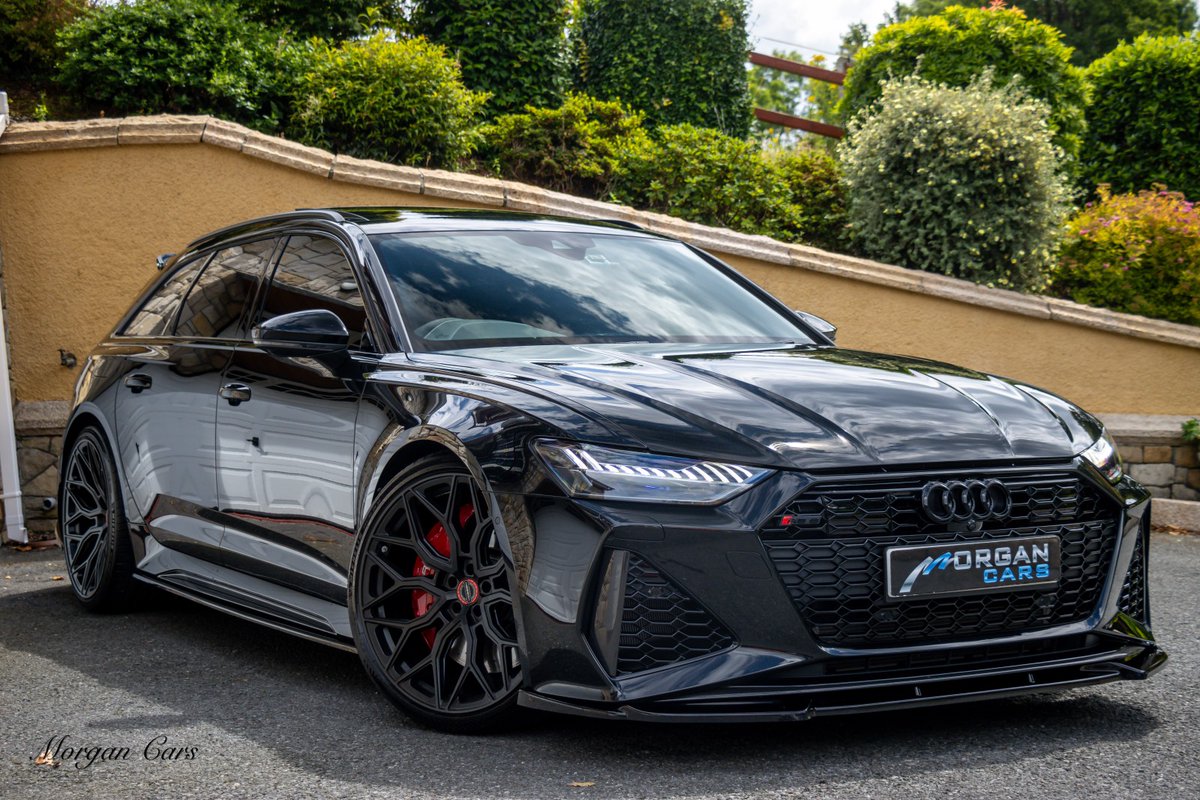 rafiquemuzhaffa's tweet photo. 2021 Audi RS6 Carbon Black 
RM878,000

Mileage: 13,679km

This RS6 has over RM200,000 of modifications which includes 22" Vosse Alloy wheels (RM30,000), full titanium exhaust &amp; catless downpipes, custom hybrid turbochargers, Eventuri carbon fibre air intake &amp; stage 2 remap https://t.co/VmT04NJLzf