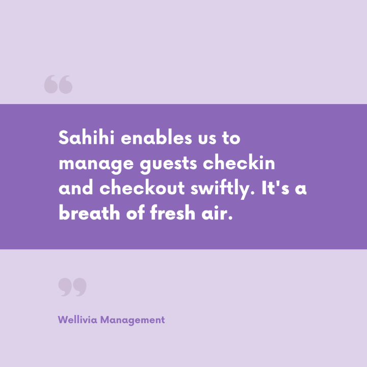 SahihiApp's tweet photo. 👋 Discover how Sahihiapp revolutionizes guest check-in/out at Wellivia Suites apartments! 🏢🛎️

#Sahihiapp #Airbnb #Innovation #Nairobi https://t.co/TTk9hWsDgi